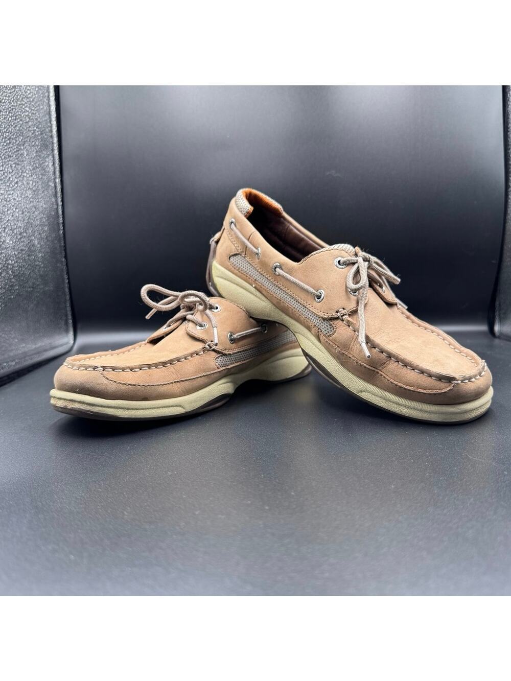 Brown topsiders